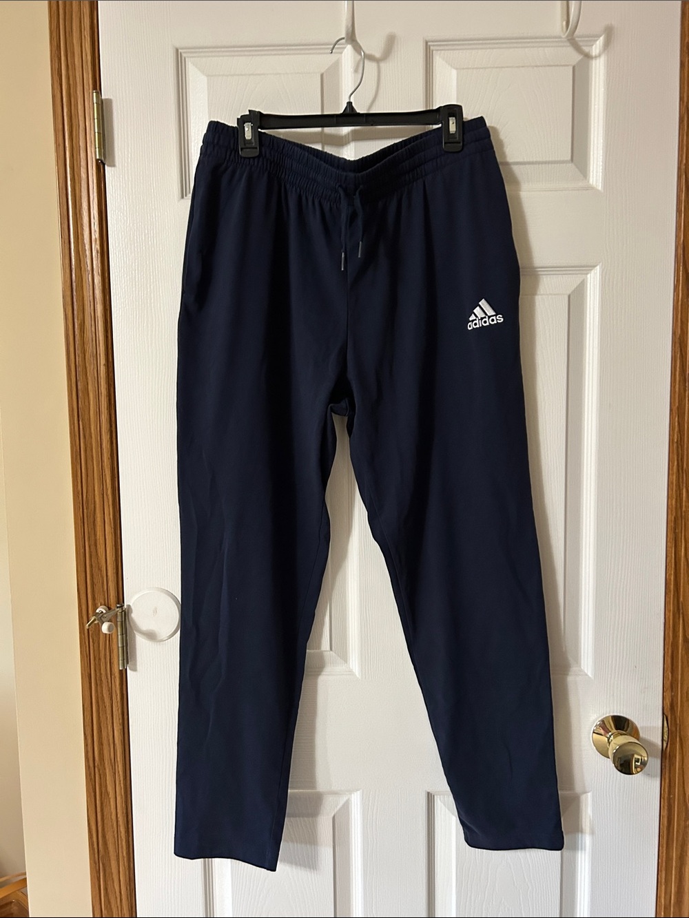 adidas Men's Navy Joggers with Logo